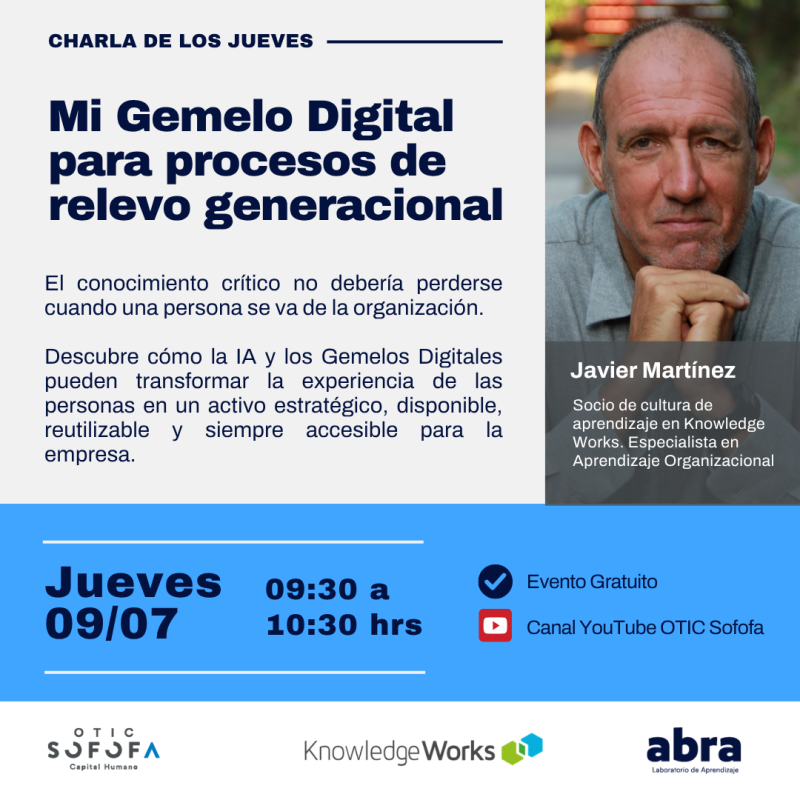 Mi Gemelo Digital para procesos de relevo generacional